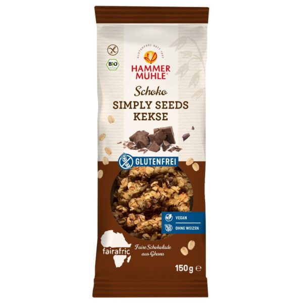 Hammermühle Simply Seeds Kekse Schoko glutenfrei