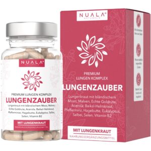 Nuala Naturals® - Lungenzauber Lungenkraut Komplex mit Eukalyptus und Salbei