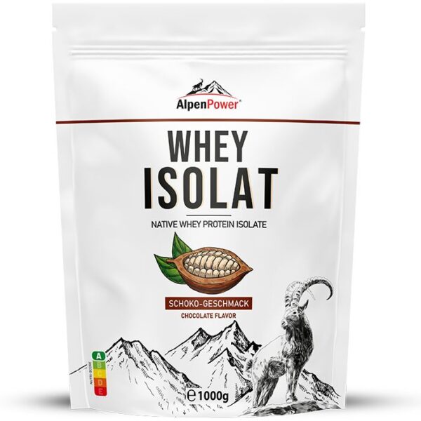 AlpenPower Native Whey Isolat- Schoko