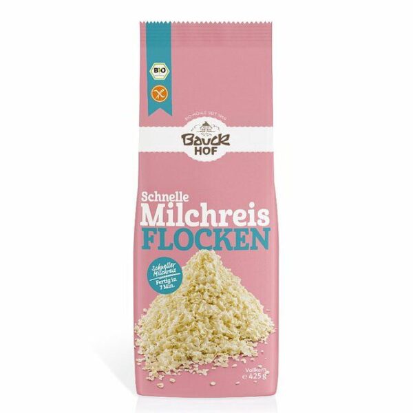 Bauckhof - Milchreisflocken glutenfrei