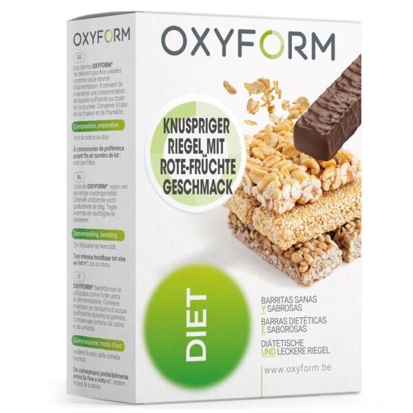 Oxyform Protein-Knusperriegel Rote Früchte Riegel