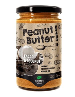 Nature's Finest Bio Cacao & Coconut Peanut Butter - Kakao Kokosnuss Erdnussbutter