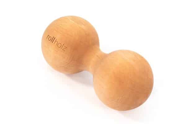 rollholz Duoball Doppelkugel Erle 7 cm