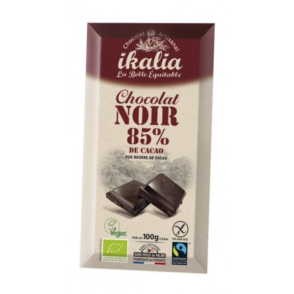 Ikalia Chocolat Noir 85% glutenfrei