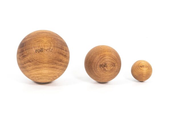 rollholz Faszienball Set Eiche