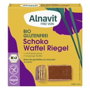 Alnavit Schoko Waffel Riegel vegan glutenfrei