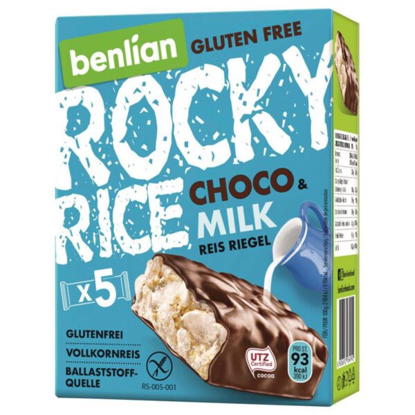 Benlian Rocky Rice Choco & Milk glutenfrei