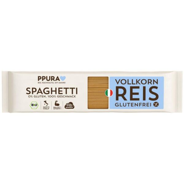 Ppura Vollkornreis Spaghetti glutenfrei