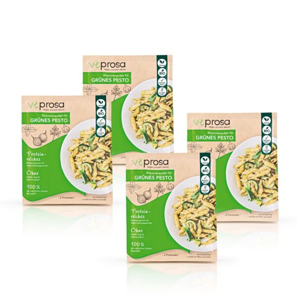 veprosa BIO Saucenpulver für grünes Pesto - 4er-Set