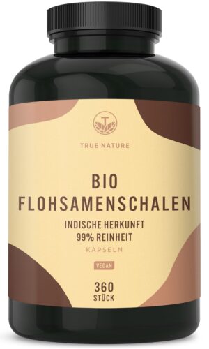 True Nature® Bio Flohsamenschalen Kapseln