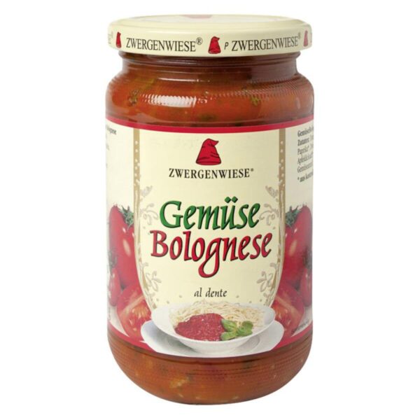 Zwergenwiese Gemüse Bolognese glutenfrei