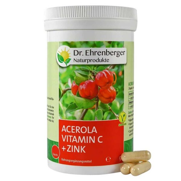 Dr. Ehrenberger Acerola Vitamin C + Zink Kapseln