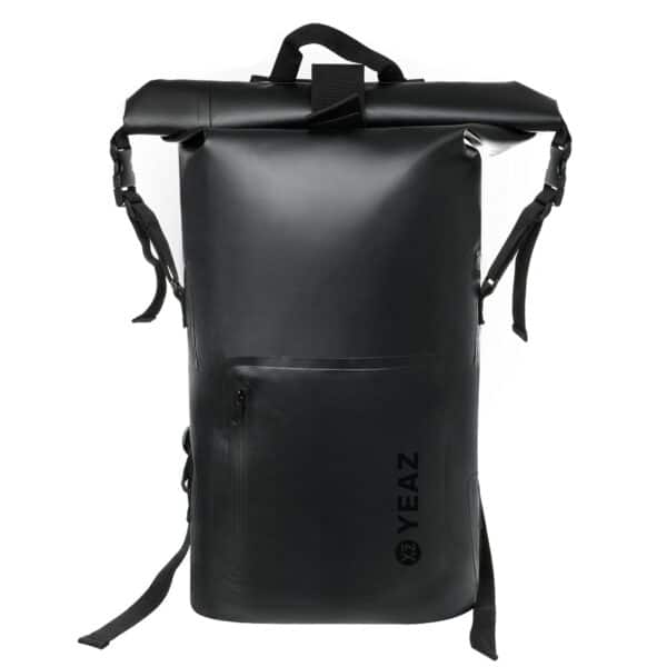 Yeaz Stockholm Wasserfester Rucksack schwarzes Logo