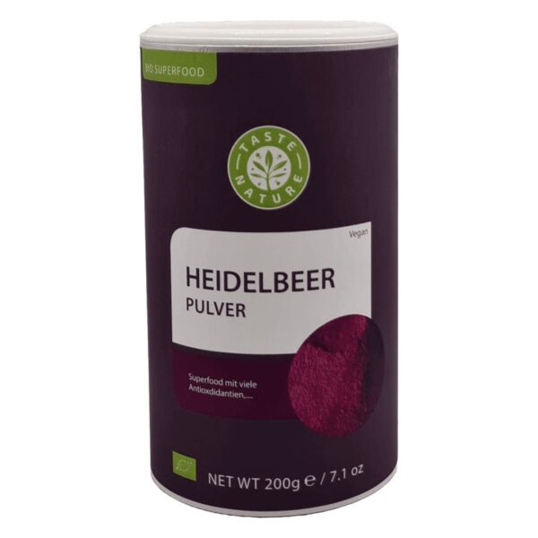 Taste Nature Bio Heidelbeer Pulver