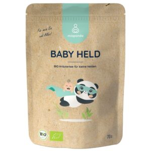 miapanda Baby Held - 100% BIO Kindertee und Baby Tee ab dem 4. Monat
