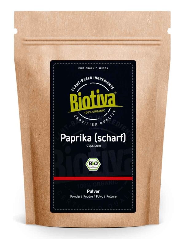 Biotiva Paprika scharf gemahlen Bio