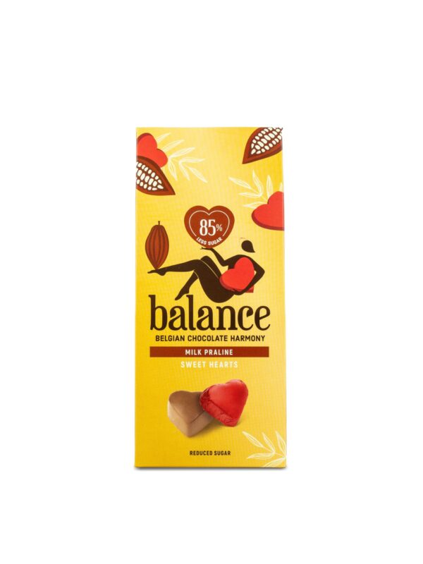 Balance Stevia Sweet Hearts Milk Praline