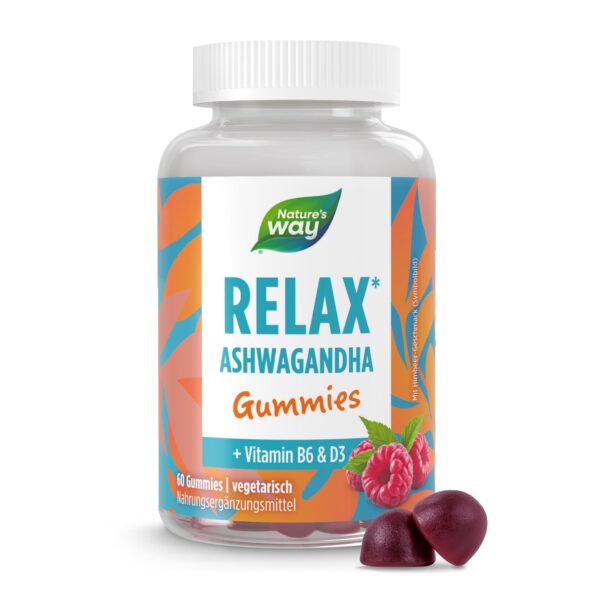 Nature's Way Relax Ashwagandha Gummies - 3er Bundle