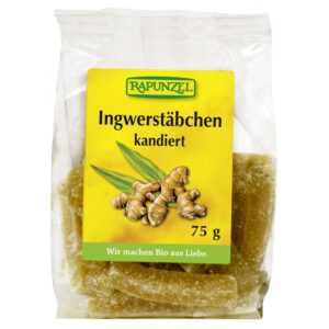 Rapunzel - Ingwerstäbchen kandiert