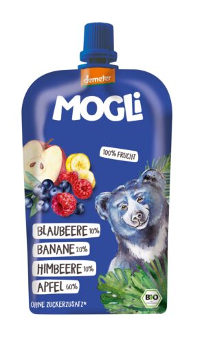 MOGLi Bio Blaubeere Banane Quetschi