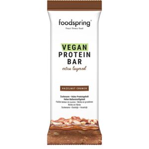 foodspring® Vegan Protein Bar Extra Layered Hazelnut Crunch