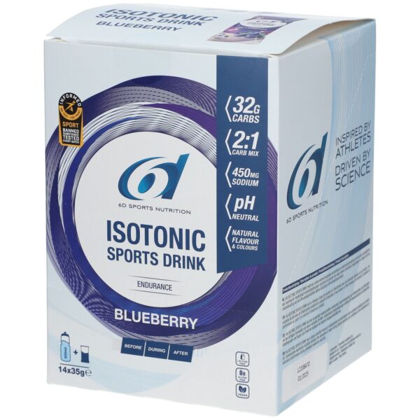 6D Sports Nutrition Isotonic Sports Drink Blueberry