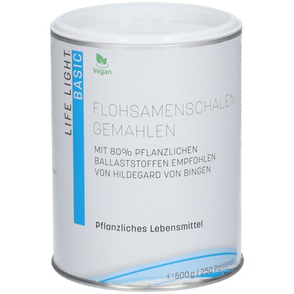 Life Light Flohsamen Schalen gemahlen