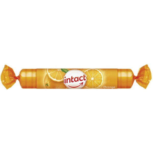 intact Traubenzucker-Rolle Orange