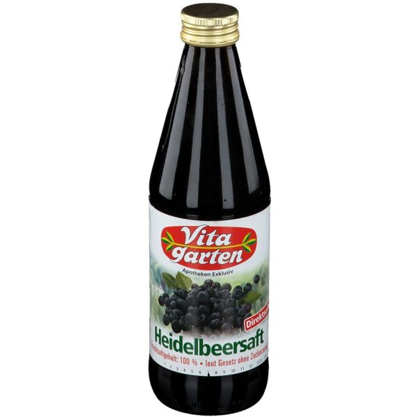 Vitagarten Heidelbeersaft