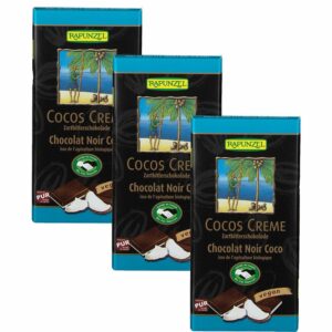 Rapunzel Bio Cocos Creme Zartbitter Schokolade