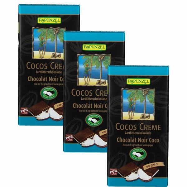 Rapunzel Bio Cocos Creme Zartbitter Schokolade