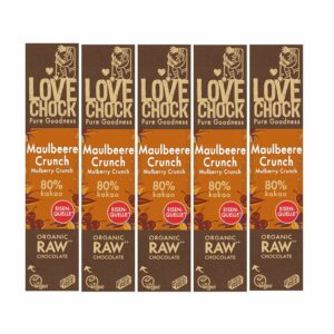 Lovechock Maulbeere Crunch 80% Kakao