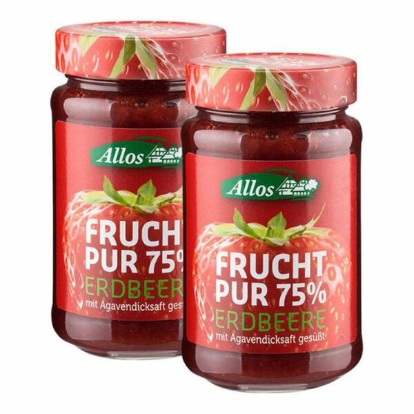 Allos Bio Frucht Pur 75 % Erdbeere