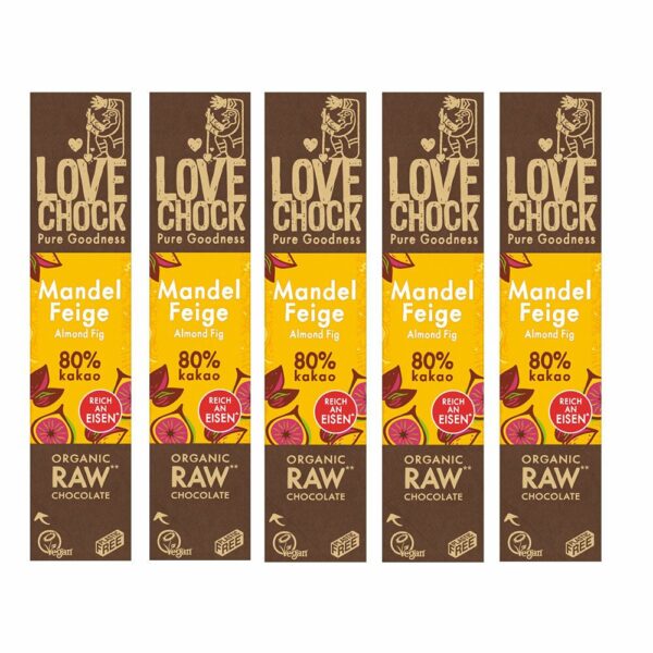 Lovechock Mandel-Feige 80% Kakao