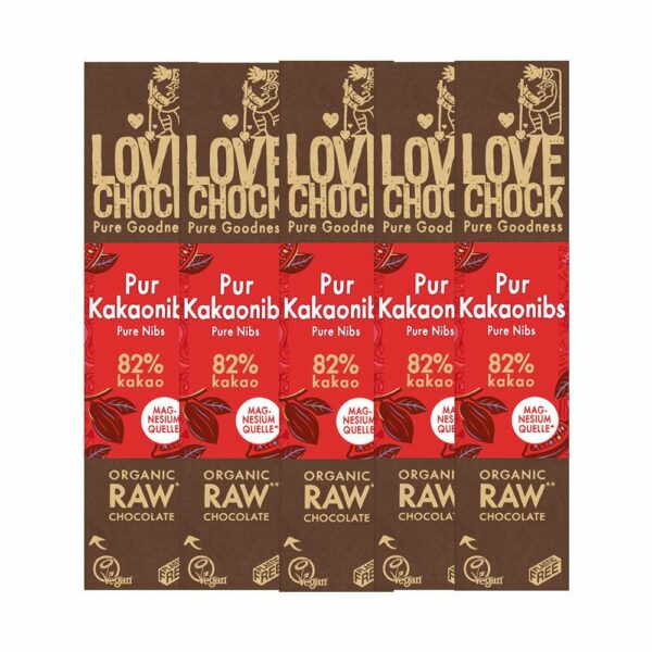 Lovechock Pur Kakaonibs 82% Kakao