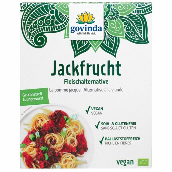 govinda Jackfrucht-Fruchtfleisch Schnetzel