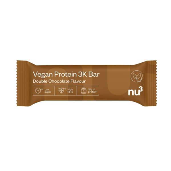 nu3 Vegan Protein 3K Bar Double Chocolate