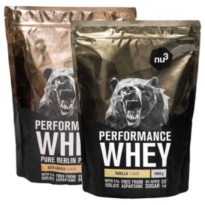 nu3 Performance Whey Proteinpulver Iced Coffee + Vanille