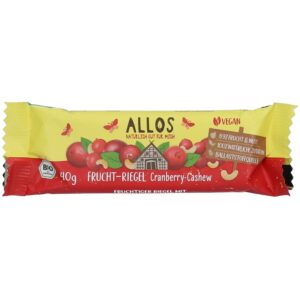 Allos Frucht-Riegel Cranberry Cashew