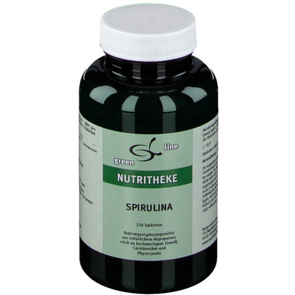 green line Spirulina