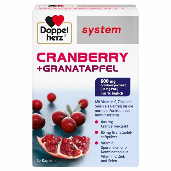 Doppelherz® system Cranberry + Granatapfel