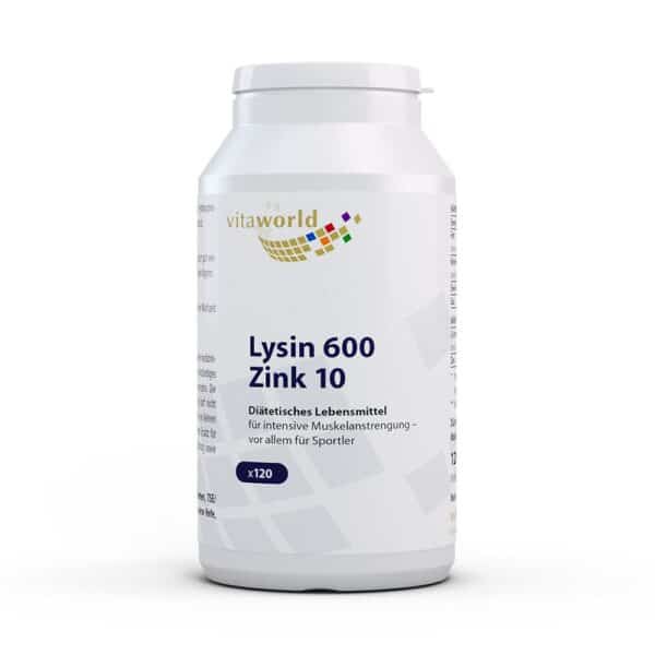 VitaWorld Lysin 600 mg + Zink 10 mg