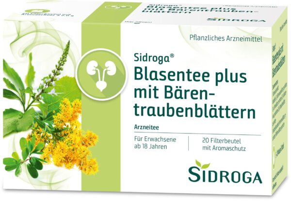 Sidroga® Blasentee plus mit Bärentraubenblättern