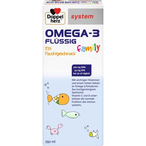 Doppelherz® system Omega-3 flüssig family