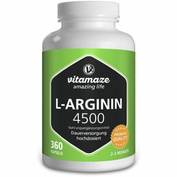 L-Arginin Hochdosiert 4.500 mg