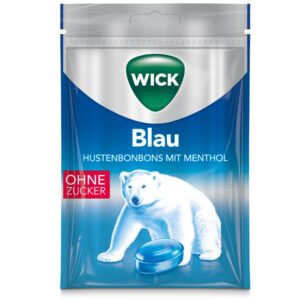 Wick Blau Menthol ohne Zucker