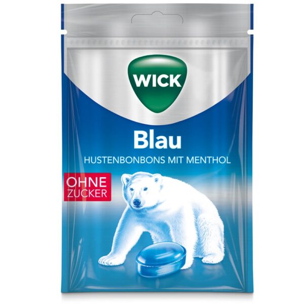 Wick Blau Menthol ohne Zucker