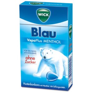 Wick Blau VapoPlus Menthol ohne Zucker