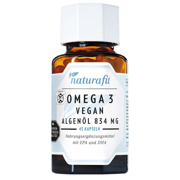 naturafit Omega 3 vegan Algenöl 834 mg