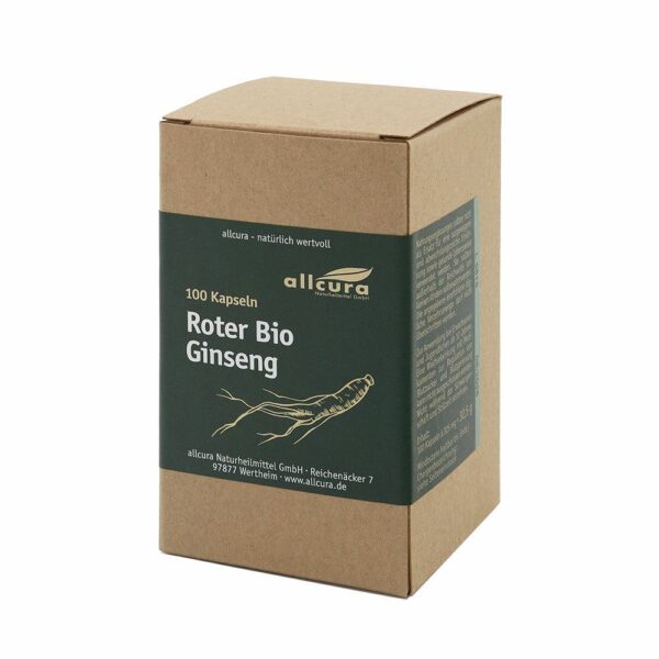 allcura® Roter BIO Ginseng Kapseln